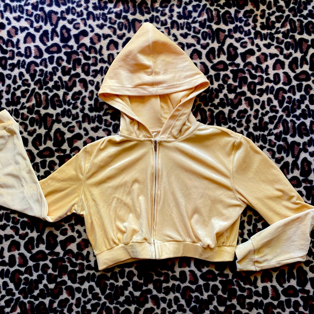 Crop top hoodie
